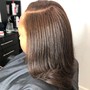 Silk Press W/ Deep Conditioner & Trim