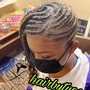 Kid's No Weave Scalp Braids