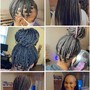 Boho Braids W/Human Hair