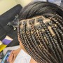 Medium Box Braids (mid back)