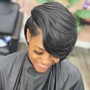 Relaxer touch up on sides and back only