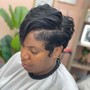 Relaxer touch up on sides and back only