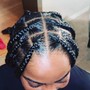 4 feed-in braids