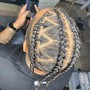 Men Box braids Natural  hair