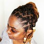 Flat Twist Updo