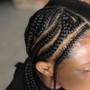 Kid's Braids W/weave