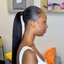 Lace frontal ponytail