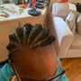 Braids ( no hair added) up to 5 braids