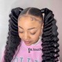 Lace frontal ponytail