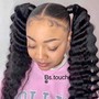 Lace frontal ponytail