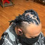 Men Box Braids (side shaved )