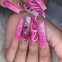 Hand painted Nail Art