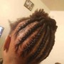 Crochet pre loop Braids