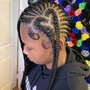 Braided ponytail (extended length)