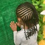 Kid's braids with extensions