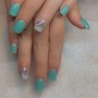 Short Acrylic Nails