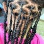 Midback Knotless Island Twists