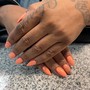 Dip powder nails no tip