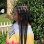 Small midback Box/ Knotless braids