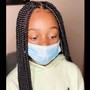 Kid's knotless braids Medium 3 -10 Years Old