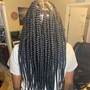 Large Knotless Braids