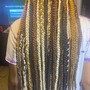 Large Knotless Braids