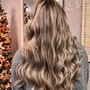 Full head of Babylights/Foilage special technique  (very low maintenance look)with tone +cut