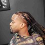 Locs And Braids Taper Fade And Beard Trim N Edge W Enhancement