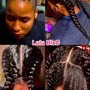 Large knotless Braids