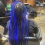 Large knotless braids