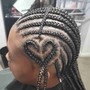 Feeding Braids, Cornrows ( HAIR INCLUDED)