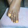 Color change (Toes)