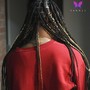 Half Fulani Braids/ Half Sew In