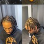 Starter Locs ( 2 strand) short hair