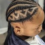 Kid's Braids(no hair added)