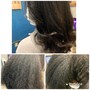 Natural hair shampoo/conditioning/blowout