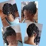 Natural Updo with hair added