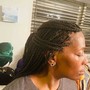 Senegalese Twist Braids/Medium/Shoulder Length