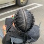 10-20 cornrow braids