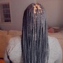 Large Long Tribal Braids