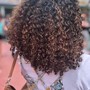 Curl defining service (wash and go)