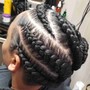 Sh/Blow-dry- Braid/down.. Price may vary depending on thickness of hair.. if hair needs detangling.. Please add the service