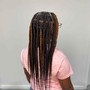 Kids knotless plaits Braid take down(natural hair)