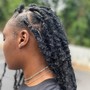 Waist Length Knotless Island Twists