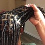 Small Boho Knotless Braids