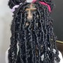 Butterfly locs - mid-back length