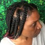 Two strand Twist half head