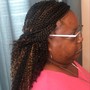 Two strand Twist half head