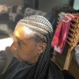 Freestyle stitch braids with designs