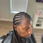 Freestyle stitch braids with designs